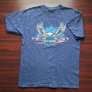 Vintage Harley Davidson T Shirt Eagle Desert Biker Tucson Arizona Size Medium
